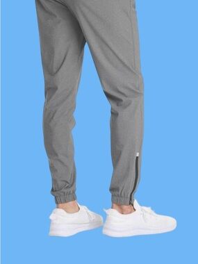 all in motion Gray Men's Jogger Pants with Ankle Zips